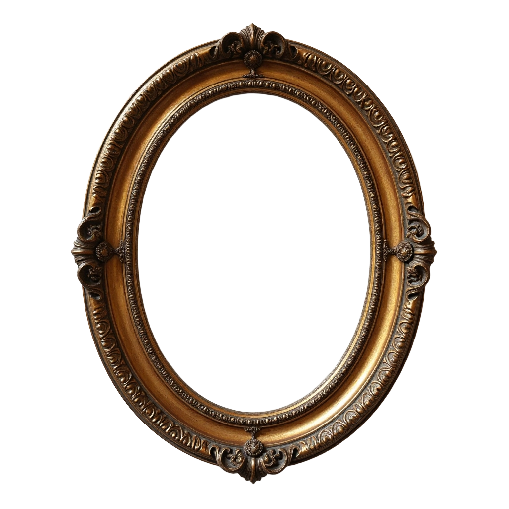 Ornate Oval Frame